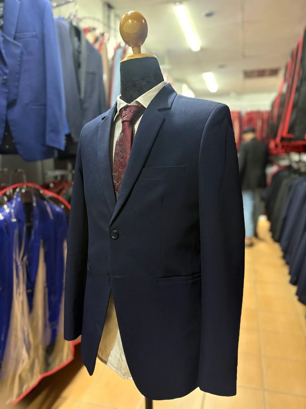 Navy Blue Tailored Blazer 
