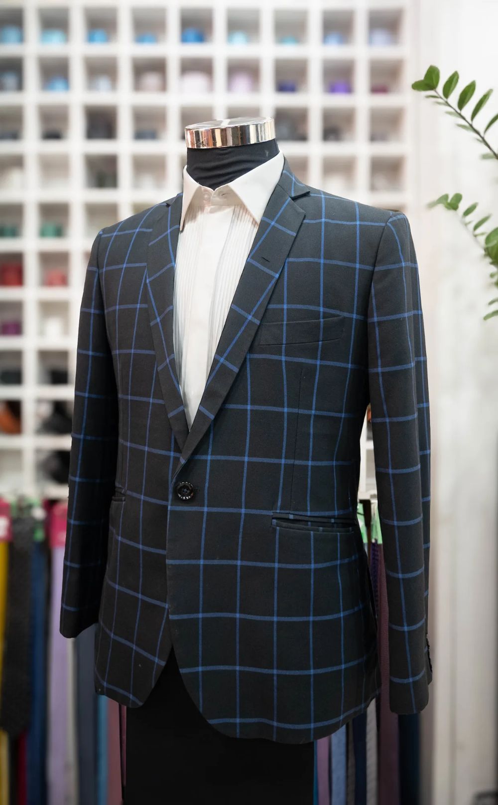 Black Check Blazer