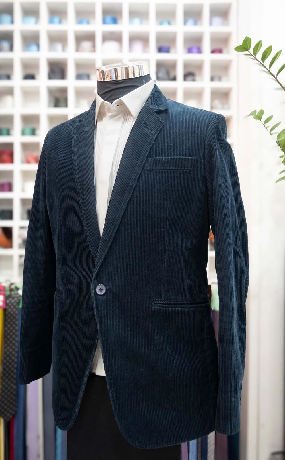 Blue Corduroy Blazer