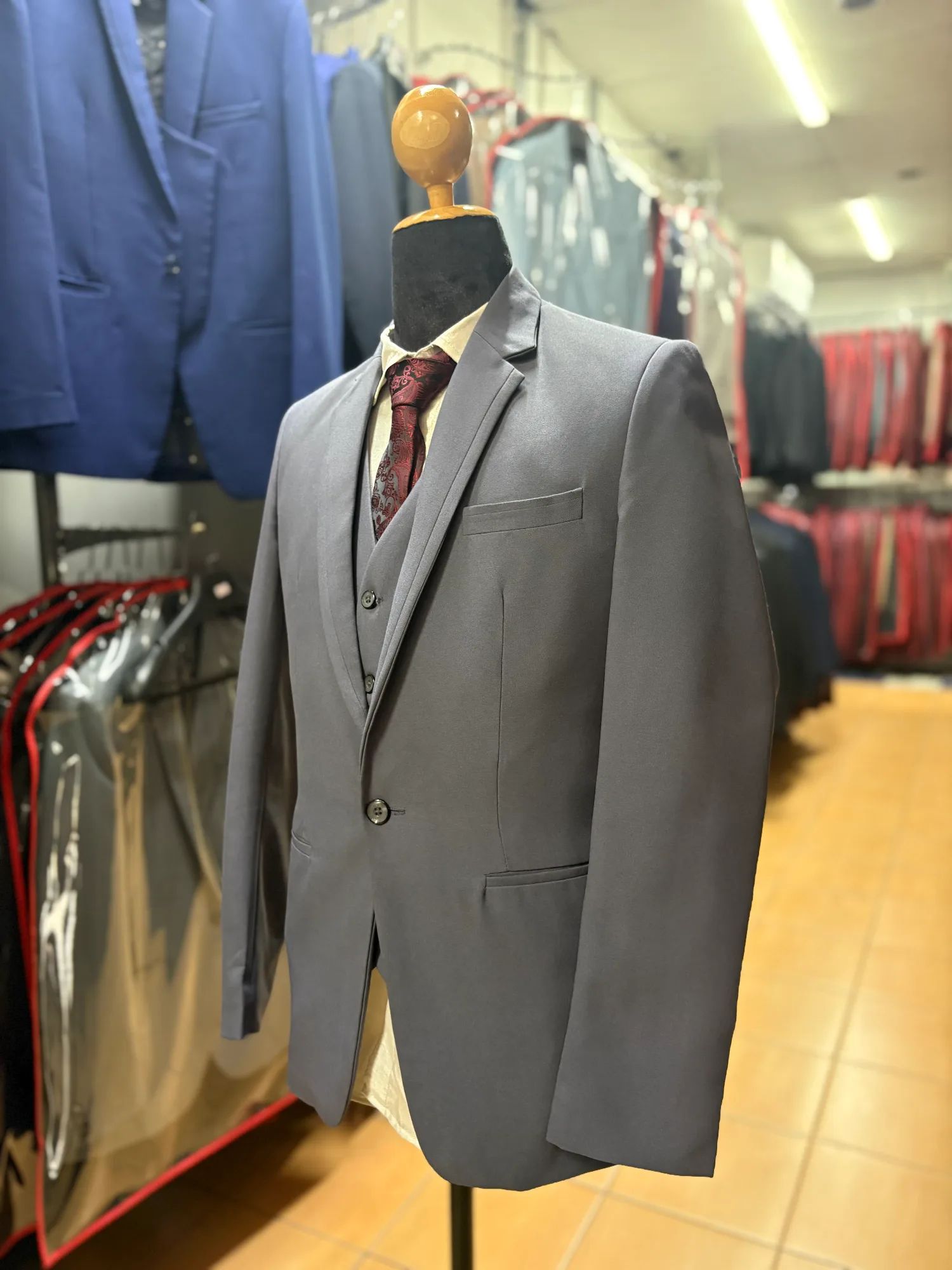 Shark Gray Tailored Blazer