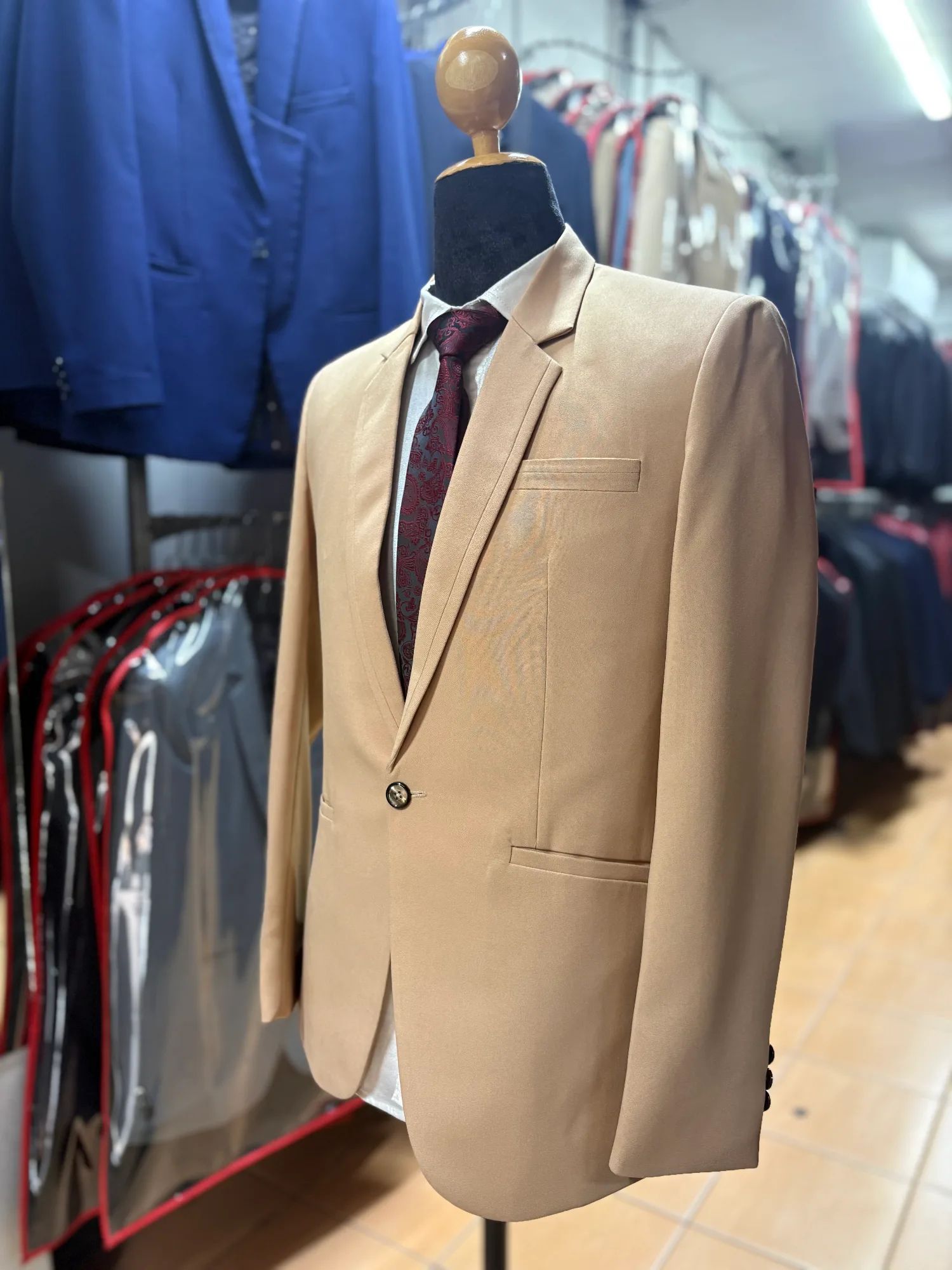 San Beige Tailored Blazer