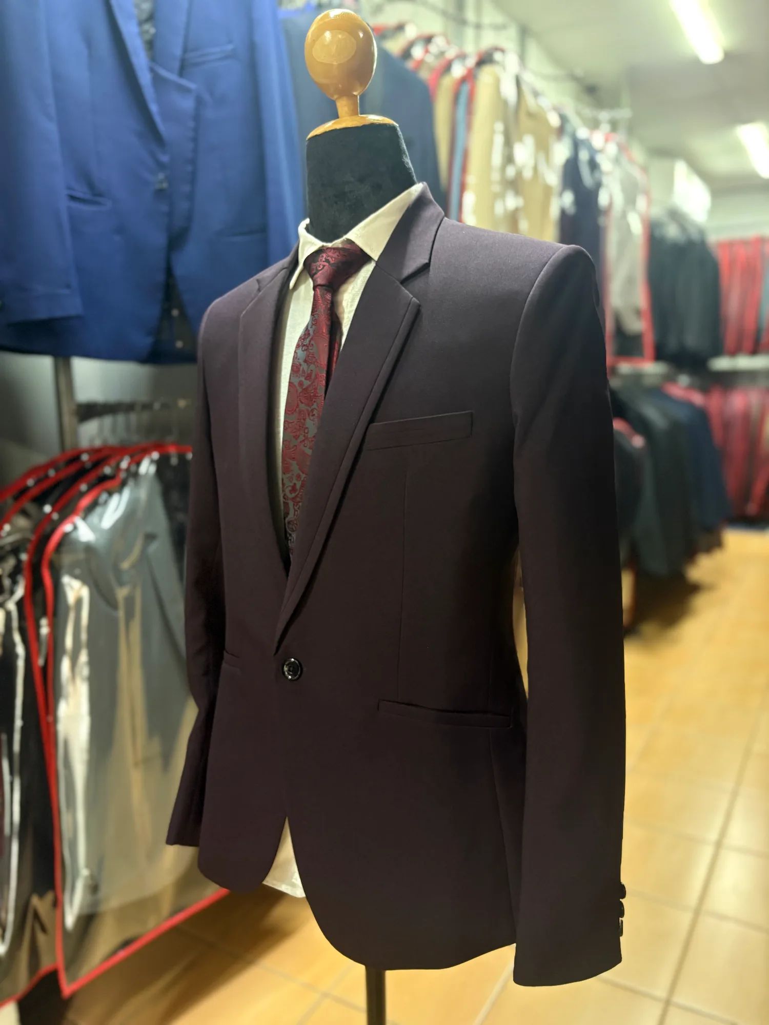 Purple Tailored Blazer