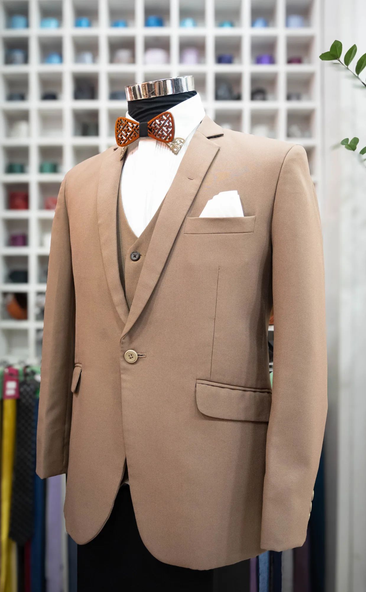 Brown Matt Blazer