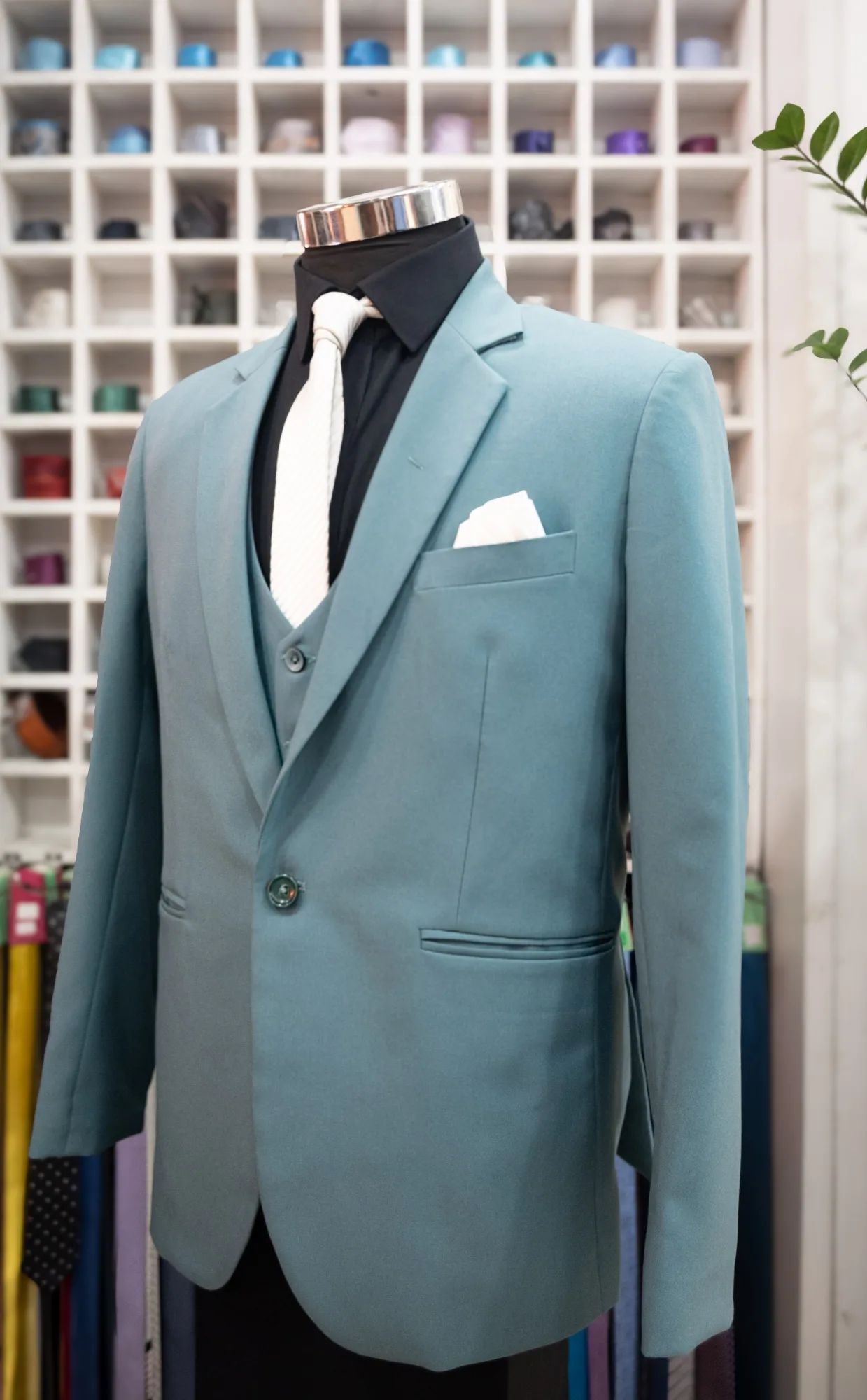 Sea Green Matt Blazer
