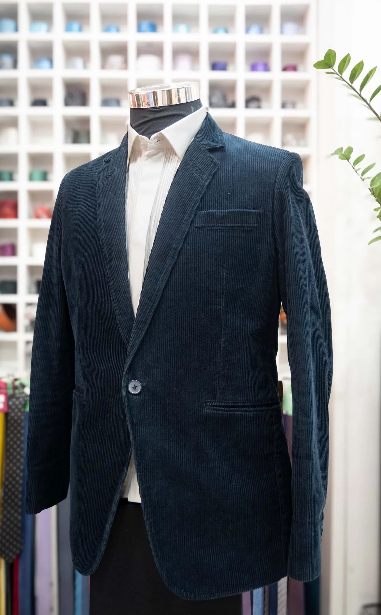 Blue Corduroy Blazer