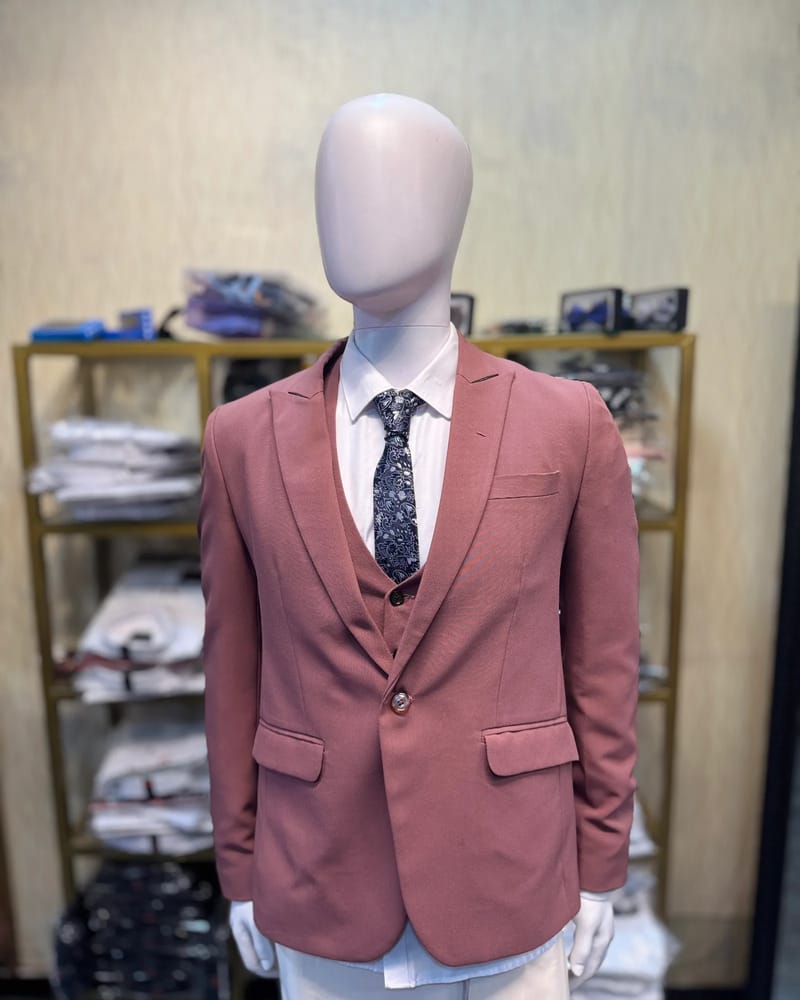Peach Mat Coat — 3pc