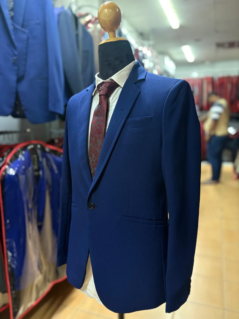 Royal Blue Tailored Blazer