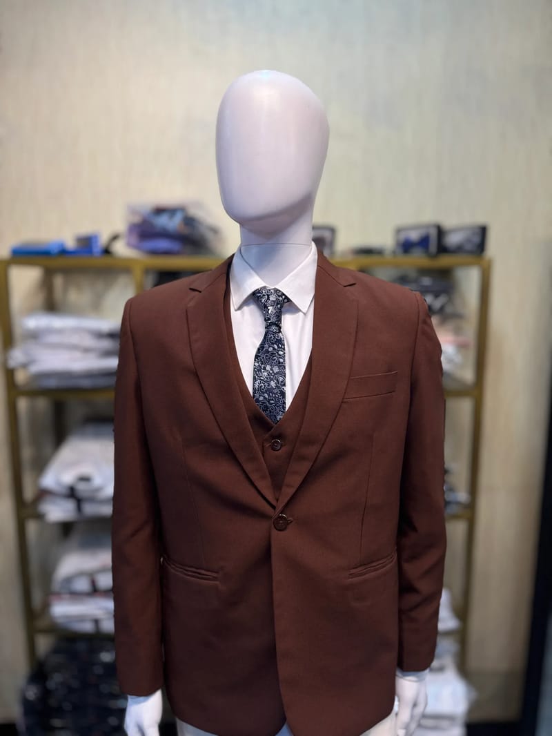 Paper Brown Mat Coat — 3pc