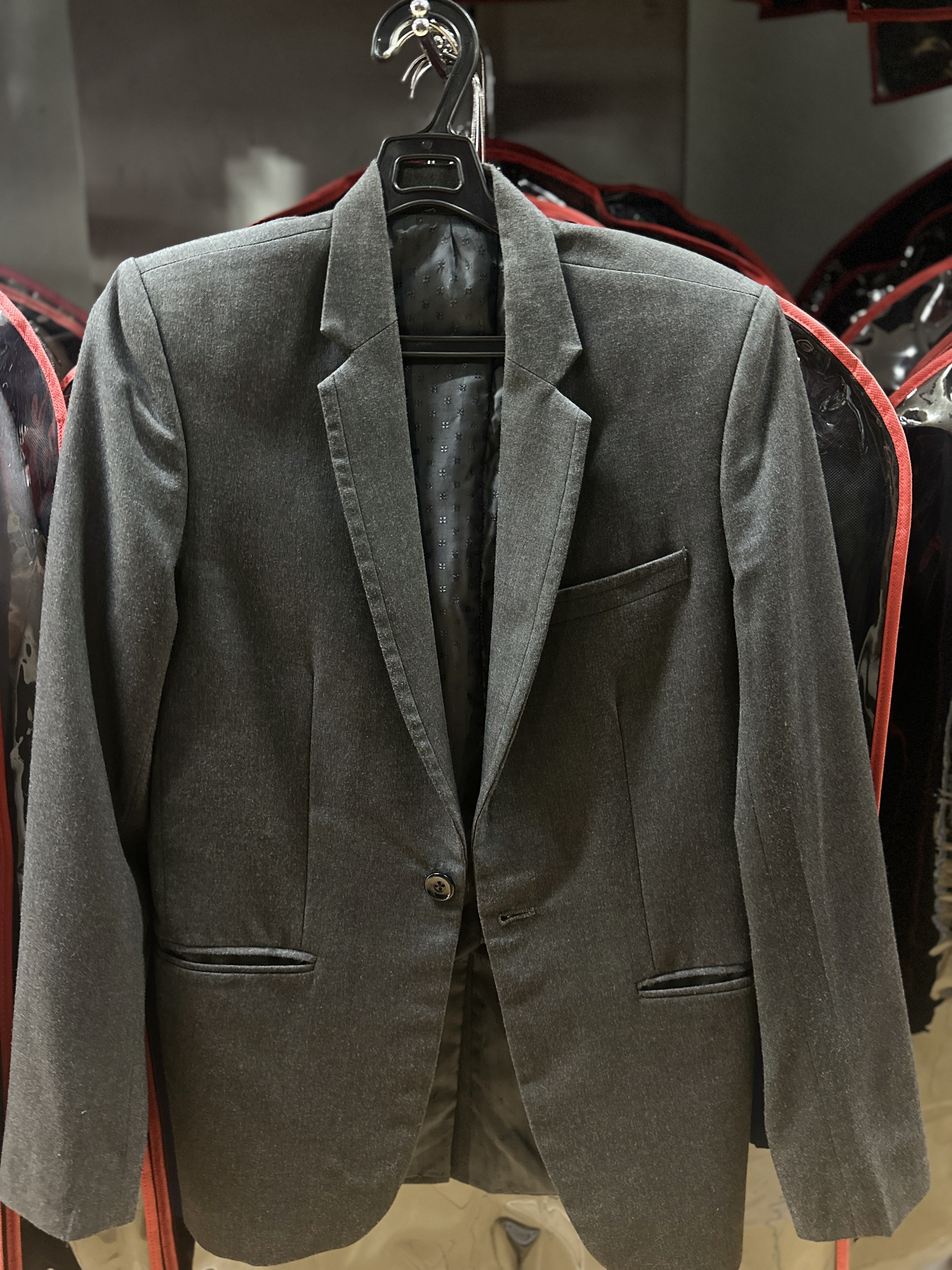 Gray Tailored Blazer